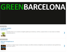 Tablet Screenshot of greenbarcelona.com